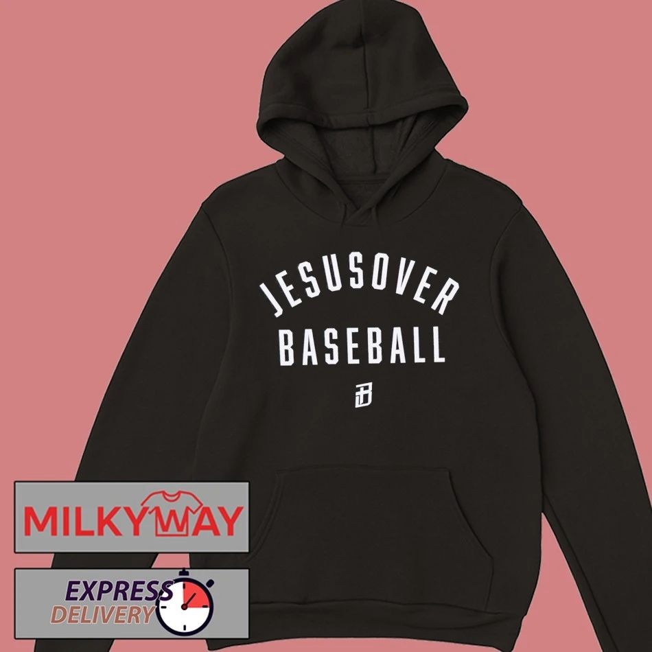 Jesus Over Baseball Shirt