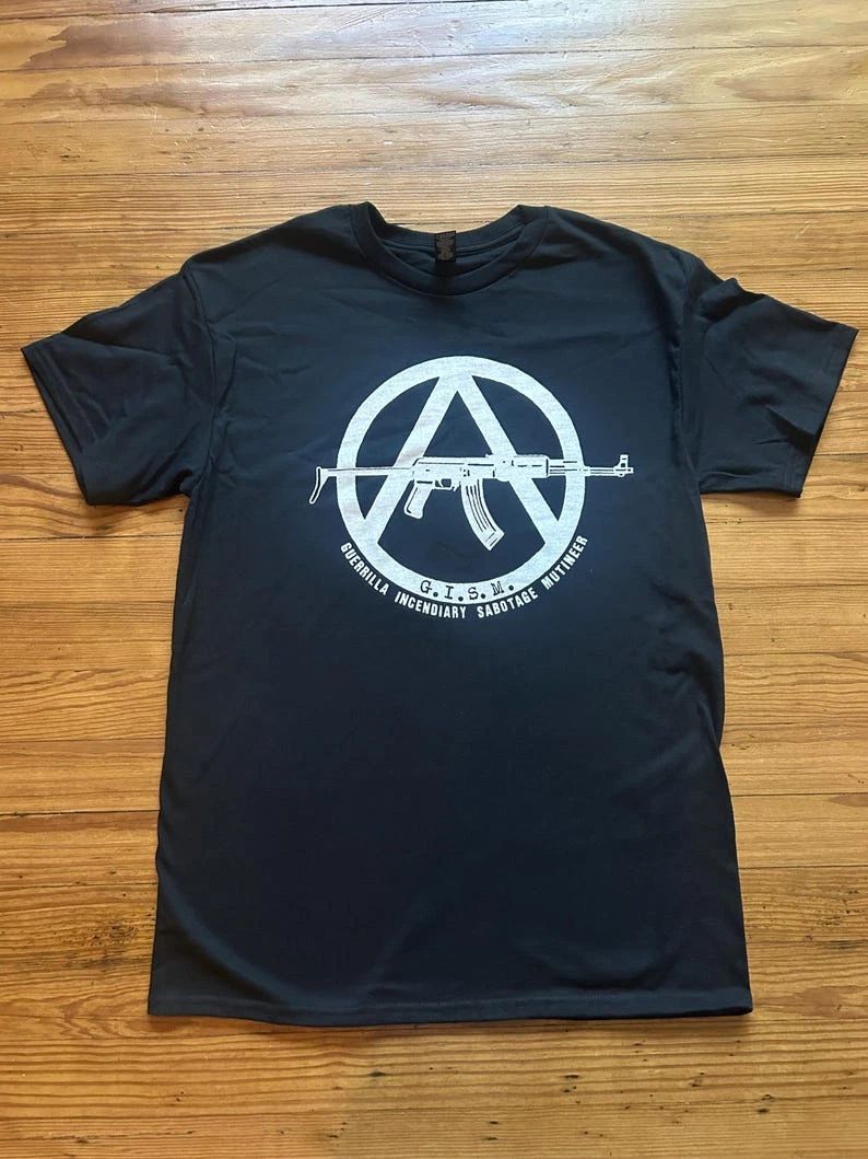 GISM Gun T-Shirt Japanese Hardcore Punk Metal Noise Band Merch Tee UK RAW
