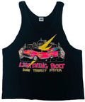 Lightning Bolt Surf Transit System Beach Final Vintage Black Tank Tank Top XL