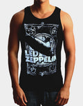 LED ZEPPELIN BLIMP PUNK ROCK  Band Black Tank Top
