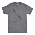 Mens Original Computer T Shirt Funny Pencil Eraser Analog Joke Tee for Guys
