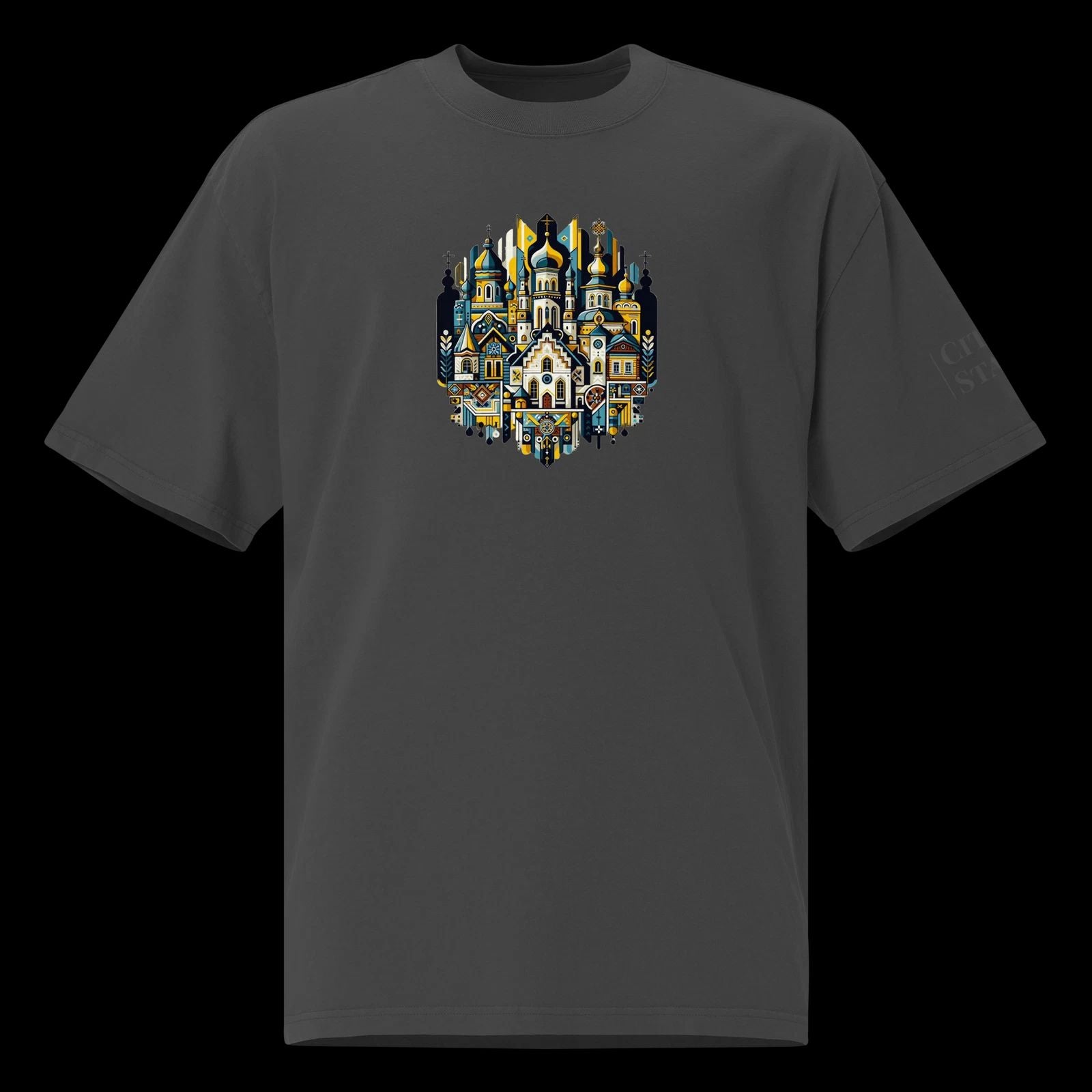 Oversized faded t-shirt (UKRAINE)