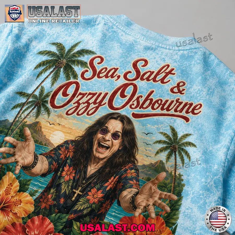 Ozzy Osbourne Sea Salt Tropical Vibes 3D T-Shirt