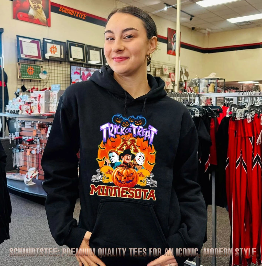 Minnesota Golden Gophers x Horror Characters Trick Or Treat Halloween 2026 shirt