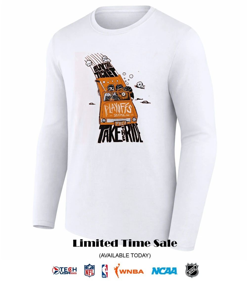 Philadelphia Flyers 2026 Playoffs buy the ticket take the ride mascot shirt