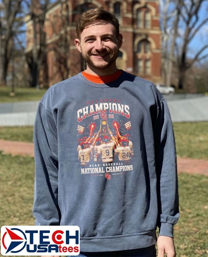 Oklahoma Sooners Champions 2026 NCAA Baseball National shirt