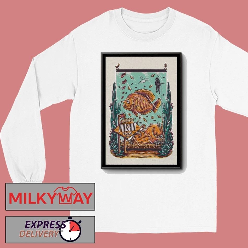 Phish Poster Gone Vegas 2026 Tour shirt