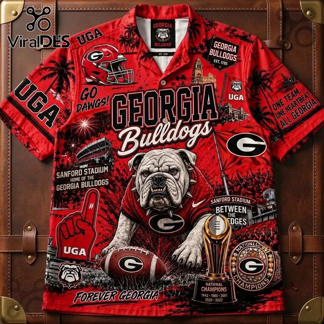 Georgia Bulldogs National Champions Hawaiian Shirt