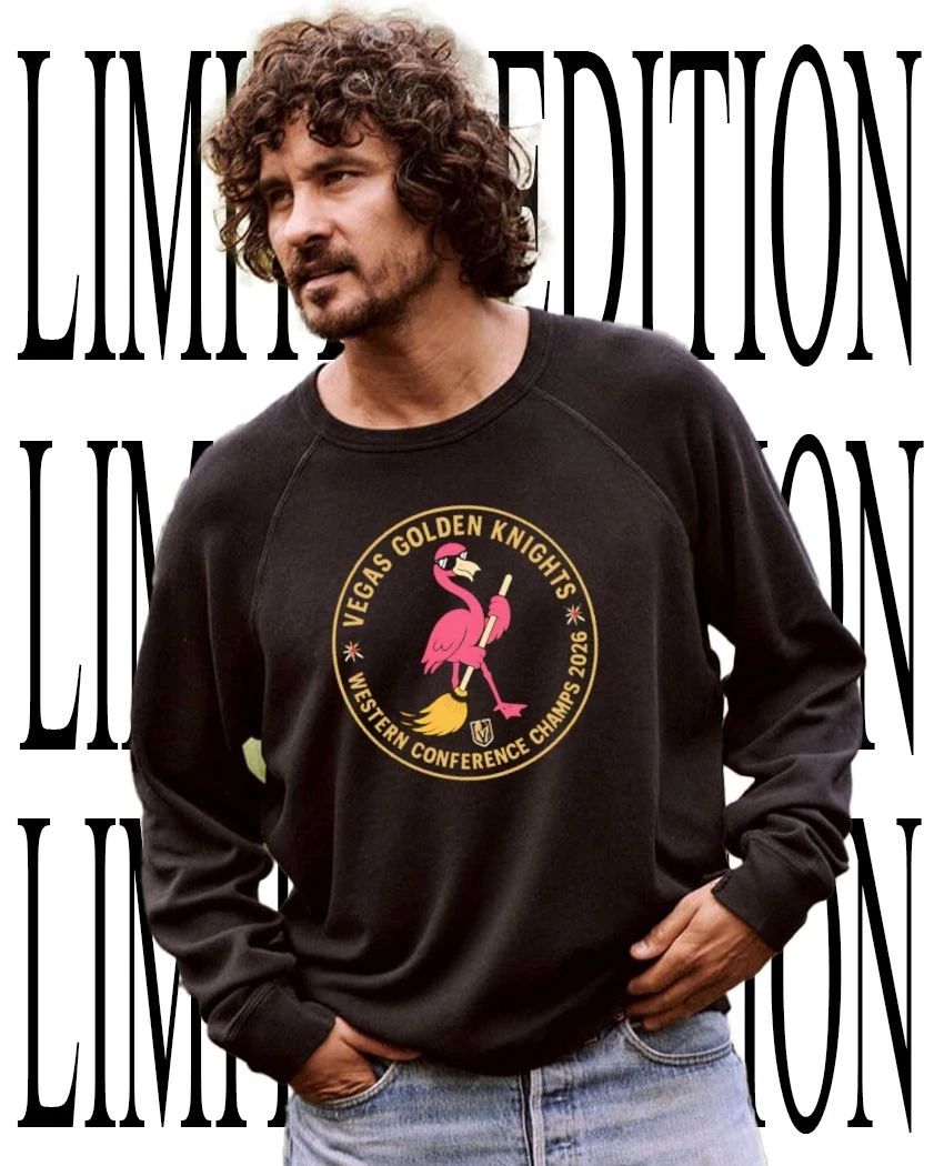 Vegas Golden Knights 2026 Western Conference Final Flamingo Sweep shirt
