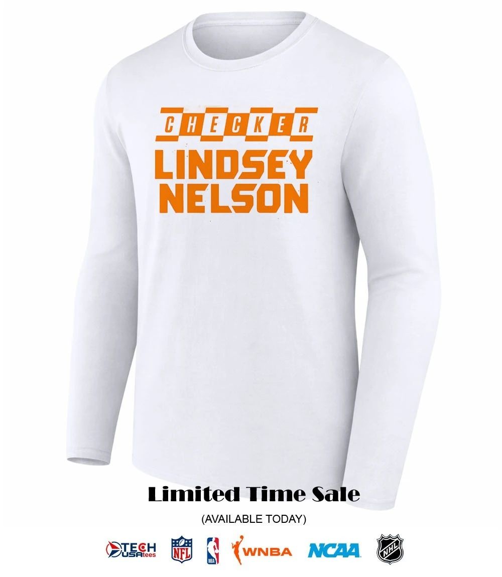 Checker Lindsey Nelson Tennessee Volunteers Baseball shirt