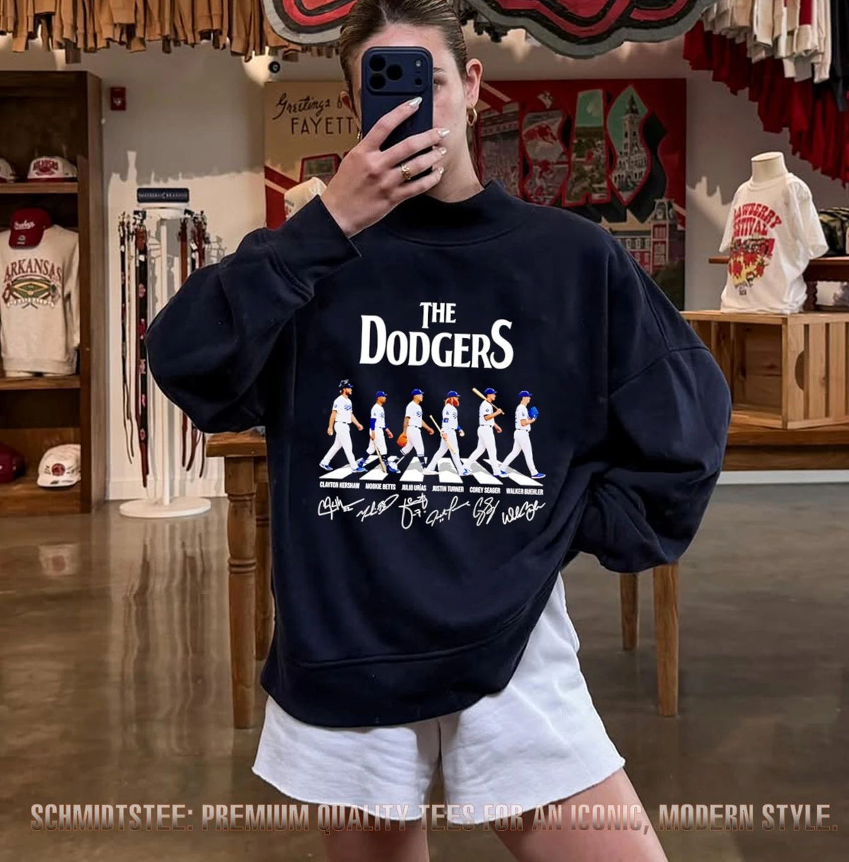 Los Angeles Dodgers the Dodgers Abbey Road signature shirt