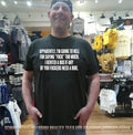Apparently I’m going to hell for saying fuck too much I rented a bus if any of you fuckers need a ride shirt