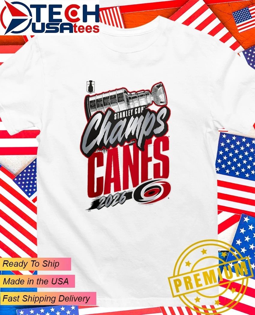 Carolina Hurricanes 2026 Stanley Cup Champions Big and Tall Locker Room shirt