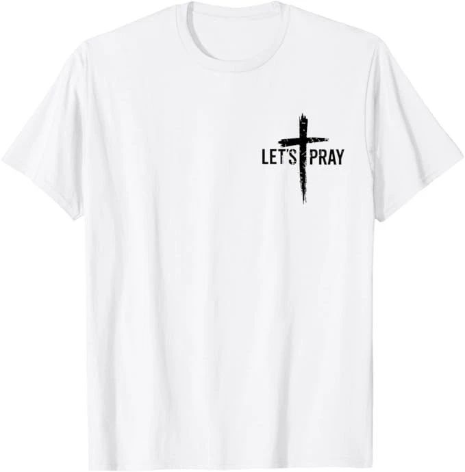 (Both side) Need Prayer Tap My Shoulder Bible Verse Christian T-Shirt