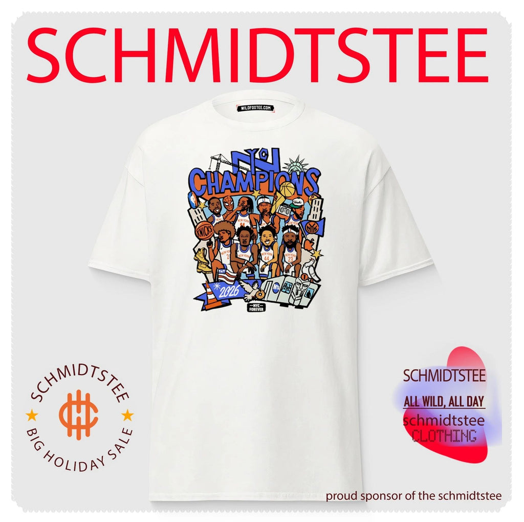 New York Knicks NYC NBA Champions 2026 paint shirt