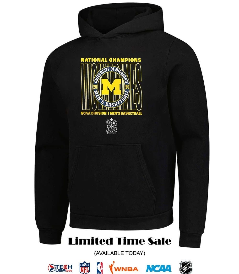 National Champions Michigan Wolverines 2026 NCAA Division I Men’s Basketball Final Four shirt