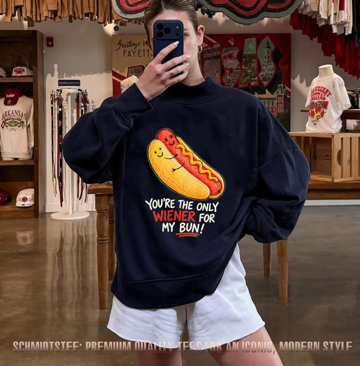 You’re The Only Wiener For My Bun Hotdog shirt