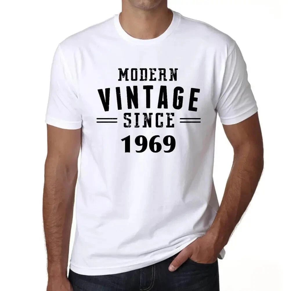 ULTRABASIC Men's T-Shirt Vintage Modern Since 1969 Modern Vintage Since