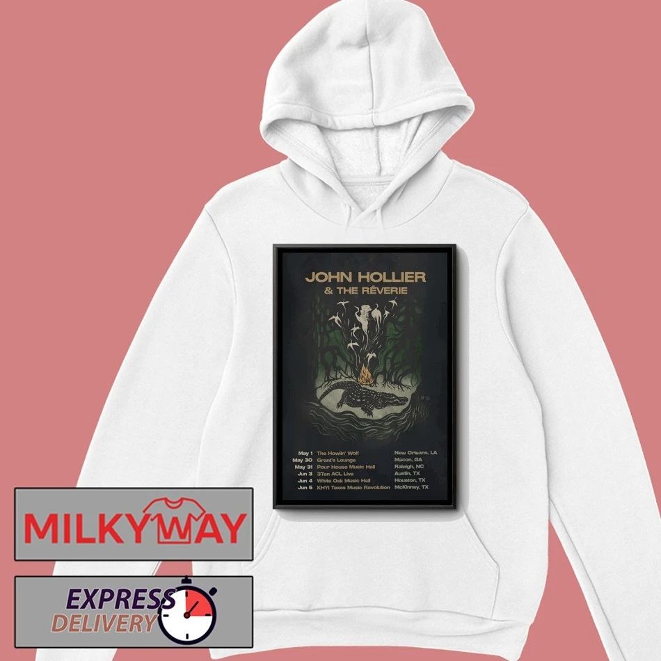 John Hollier & the Rêverie 2026 Shows Poster T-Shirt