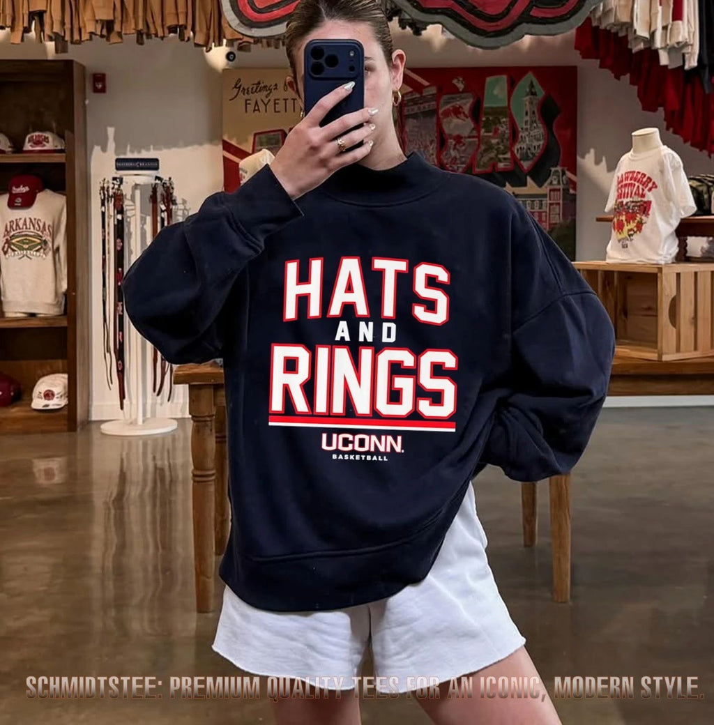 Uconn Huskies Basketball Hats And Rings shirt
