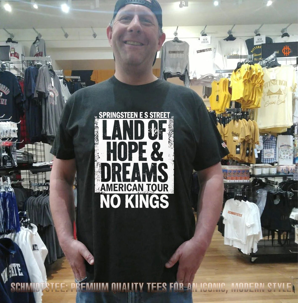 Jack Smith No Kings land of hope and dreams American Tour shirt