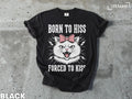 T-Shirt: Cat with Bow, Born to Hiss, Sarcastic