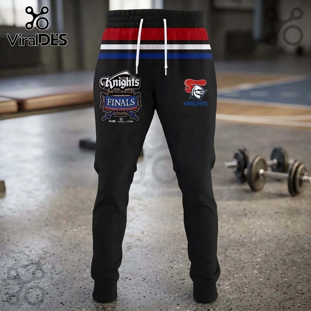 Newcastle Knights 2026 NRL Finals Black Pullover Hoodie