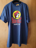 Buc-ees T-Shirt  Buc ees  Blue L 100% Cotton