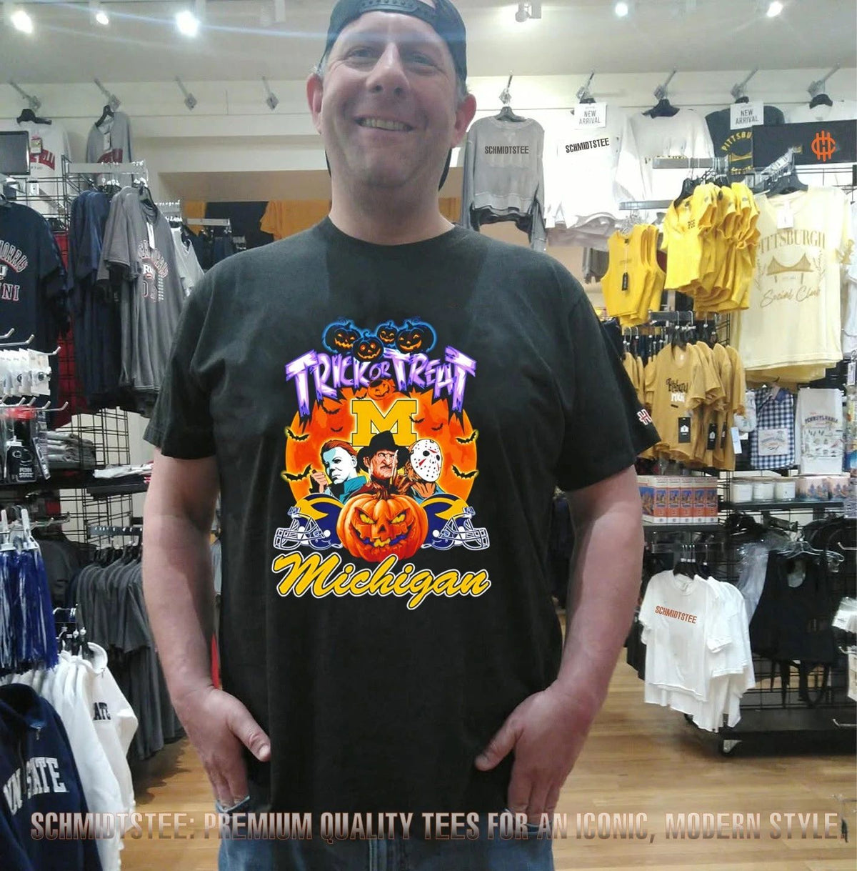 Michigan Wolverines x Horror Characters Trick Or Treat Halloween 2026 shirt