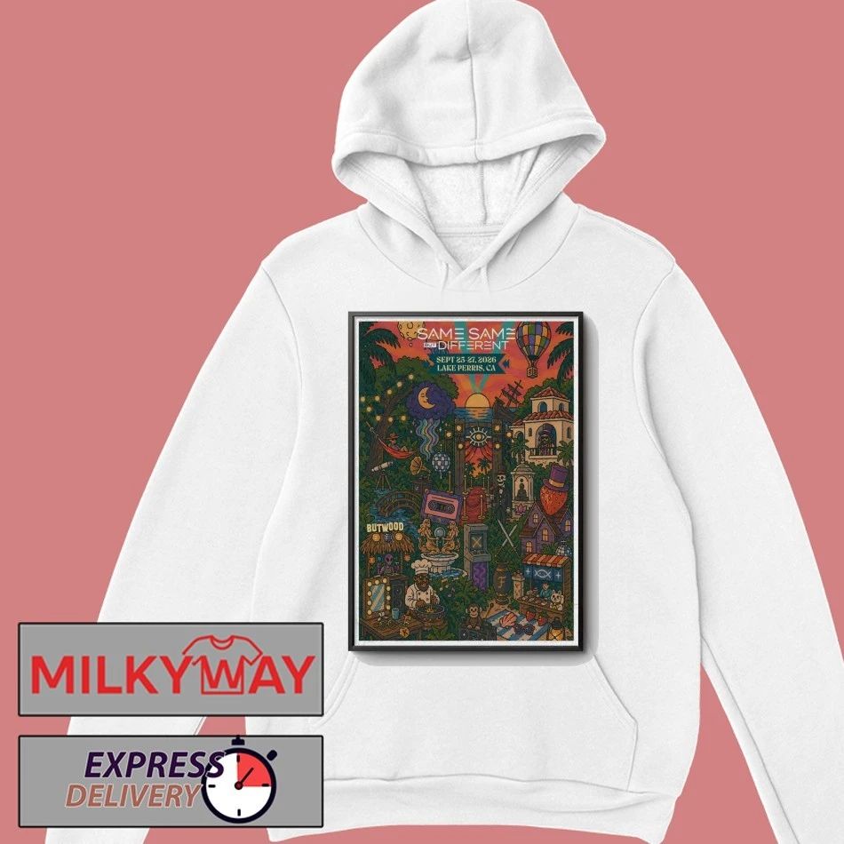 Same Same But Different Festival Lake Perris CA September 25-27 2026 Poster shirt