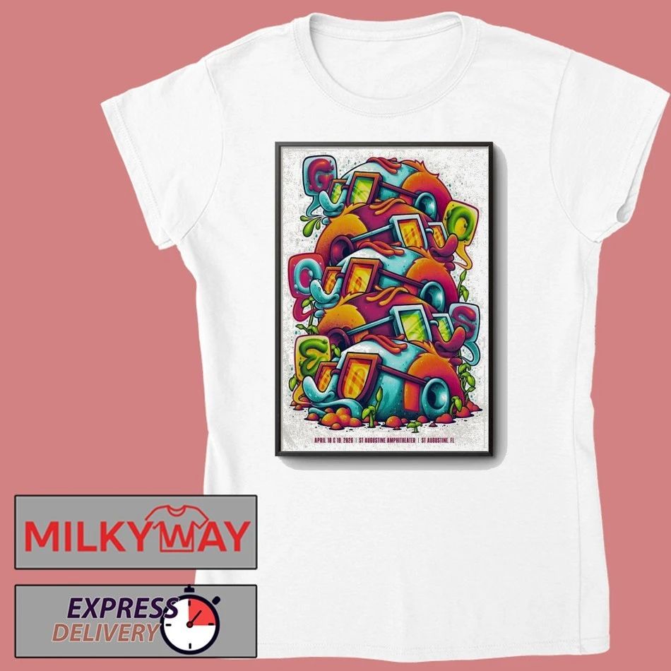 Goose St. Augustine Amphitheatre St. Augustine, FL Apr 18-19 2026 Poster shirt
