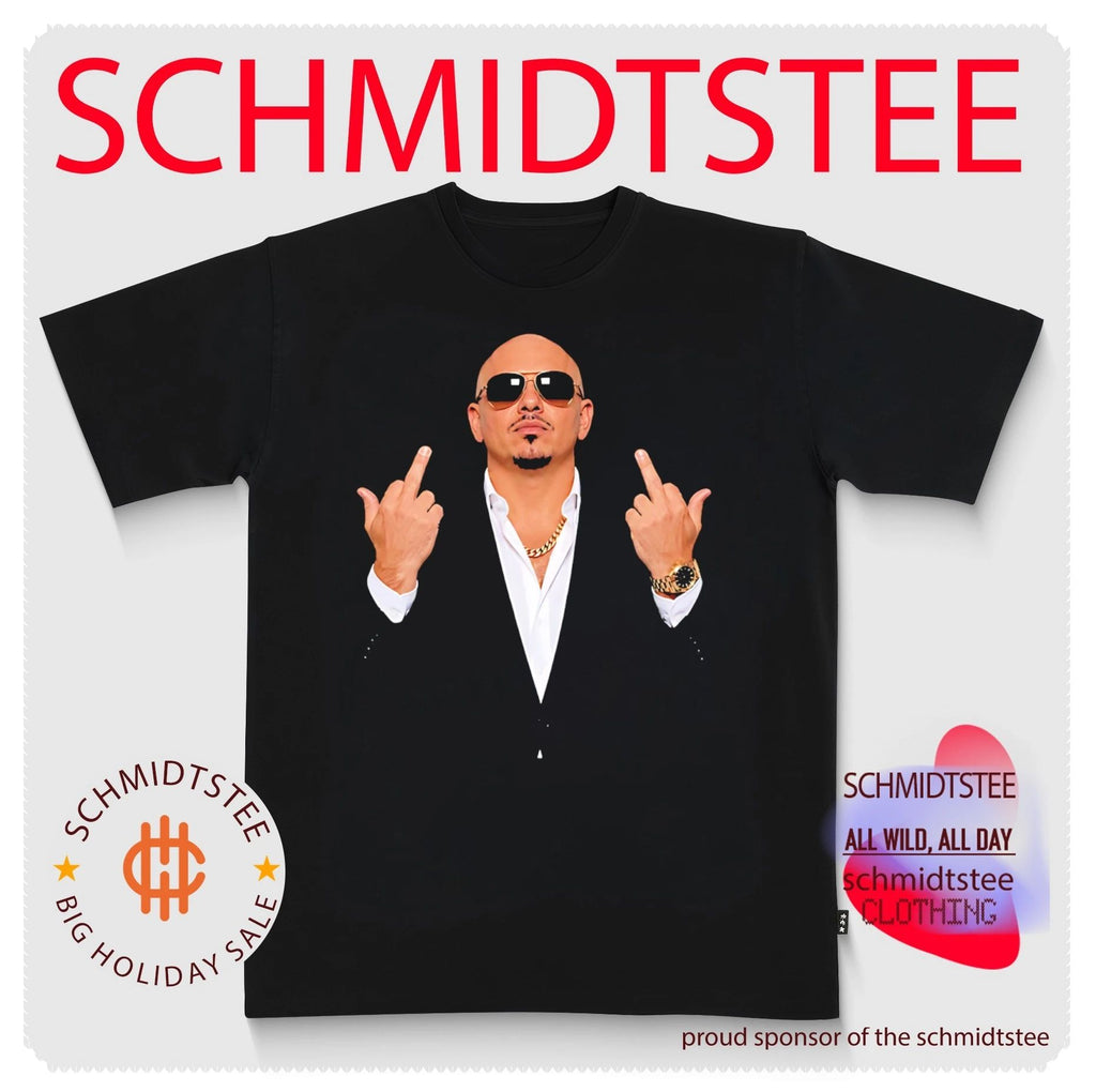 Pitbull double middle finger shirt
