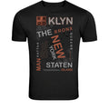 New York Boroughs Typography T-Shirt - Urban NYC Street Style