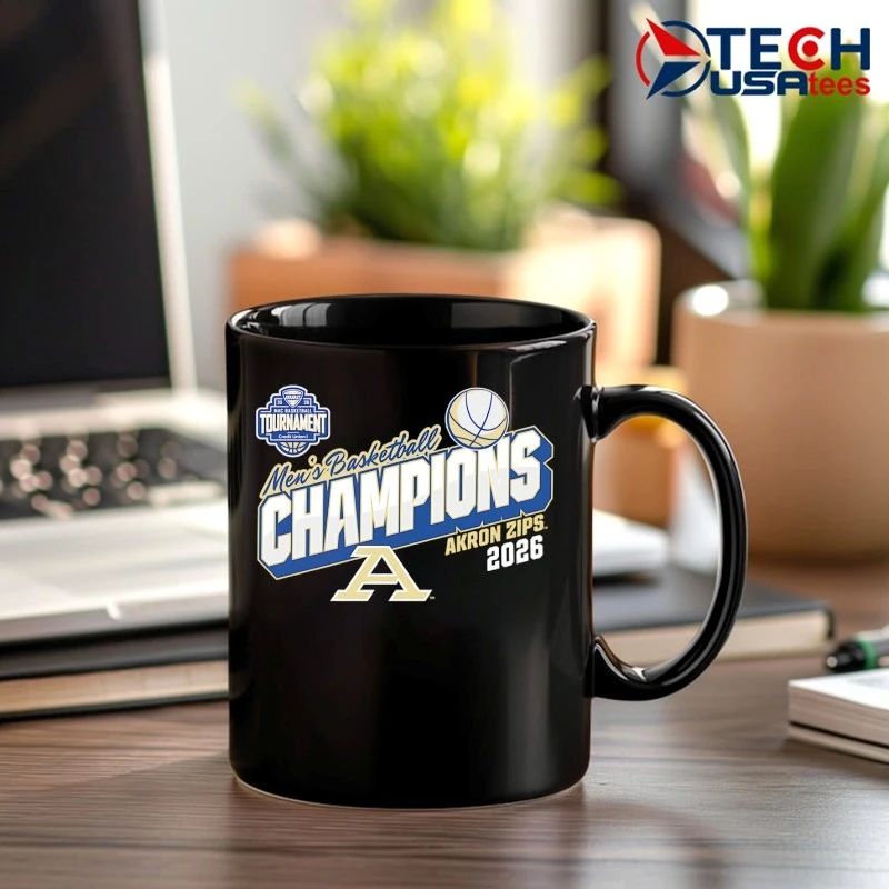 Akron Zips 2026 MAC Men’s Basketball Tournament Champions shirt