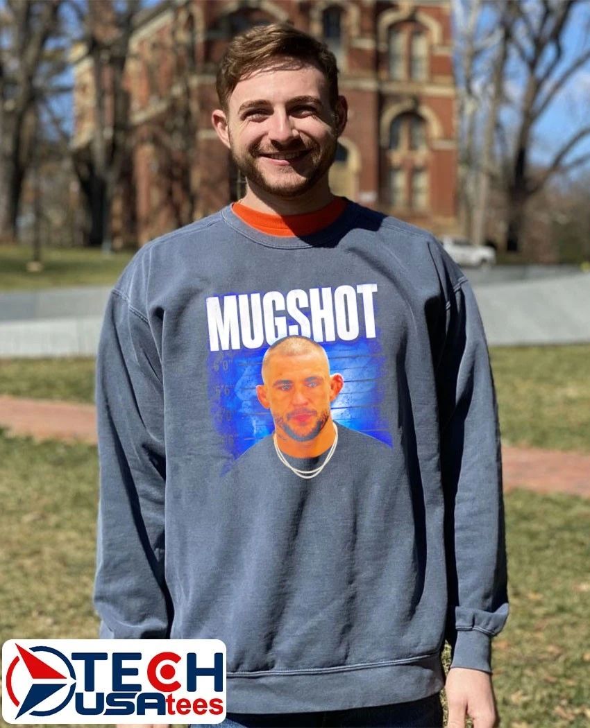 Mugshot Dustin Poirier portrait shirt