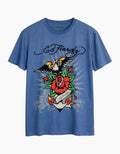 ED Hardy Eagle Vintage Wash Blue T-Shirt