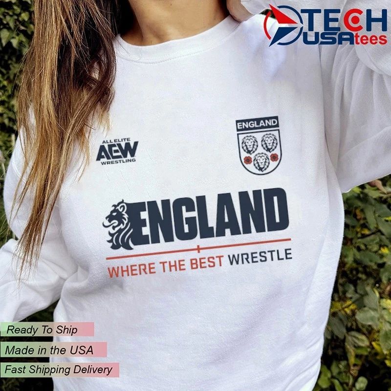 AEW Tournament Soccer England where the best wrestle shirt
