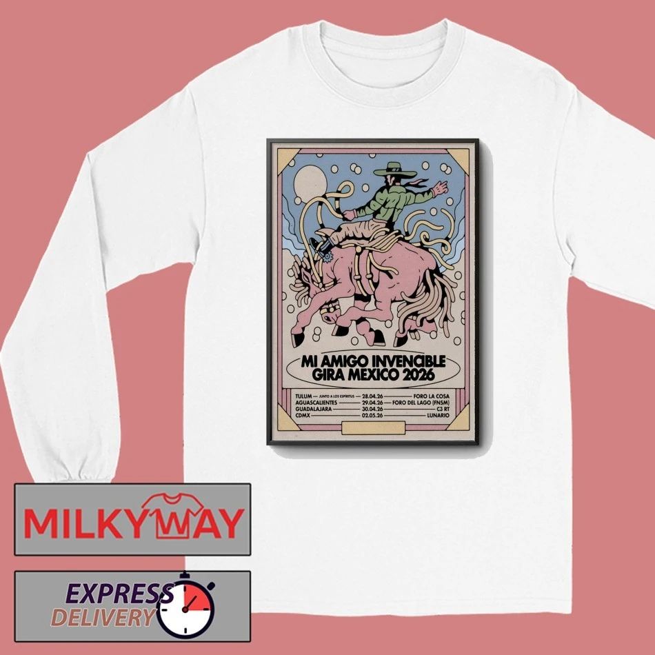 Mi Amigo Invencible Tour Gira Mexico 2026 Poster shirt