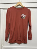 Cheech & Chong Shirt Men S Red BUDS Graphic Tee Crew Neck Long Sleeve Adult