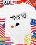 Triple Threat black sheep dribbling a basketball shirt