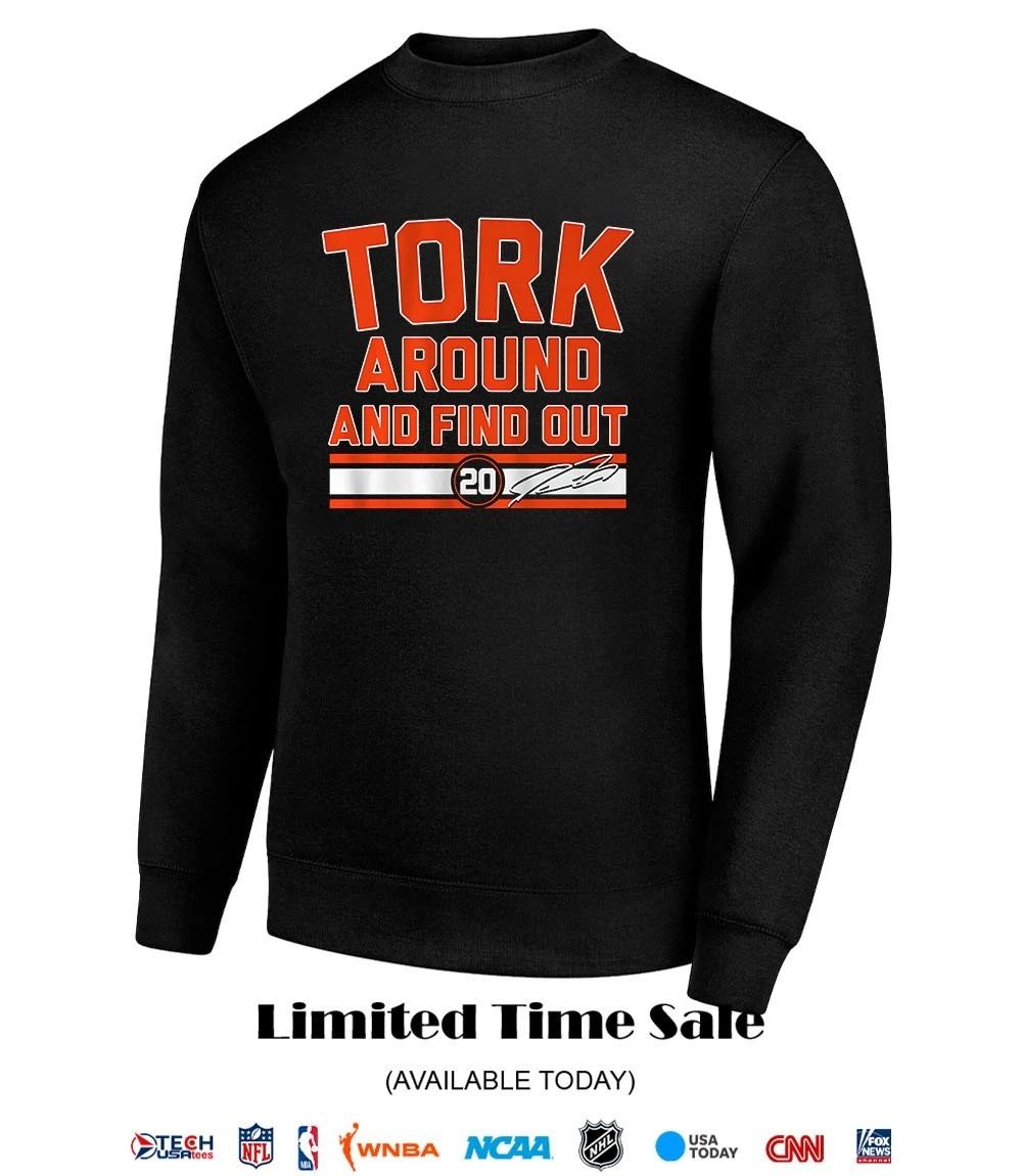 Spencer Torkelson #20 Detroit Tigers Tork around and find out signature shirt