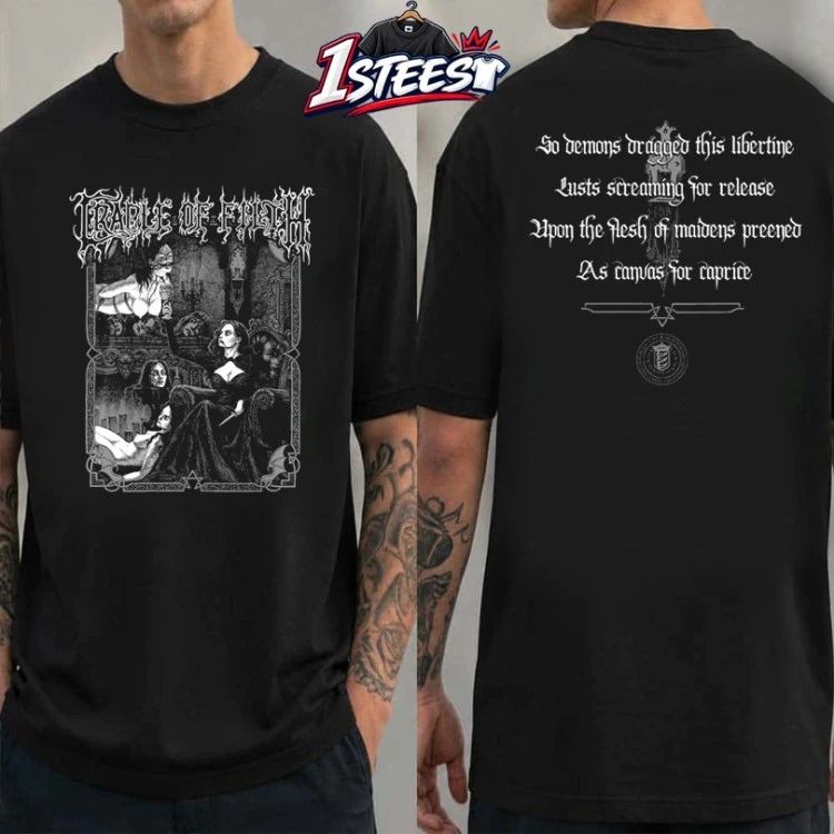 Cradle Of Filth Lizzy So Demons Dragged This Libertine T-shirts
