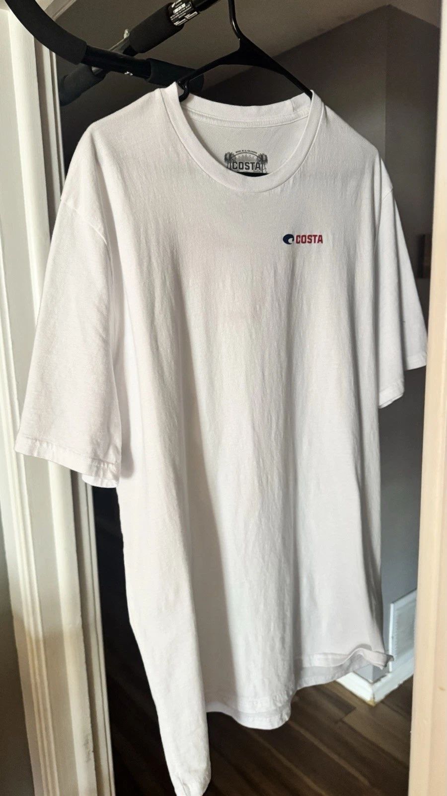 Costa Men's Graphic Logo Short Sleeve T-Shirt XXL Cotton Blend Assorted Colors