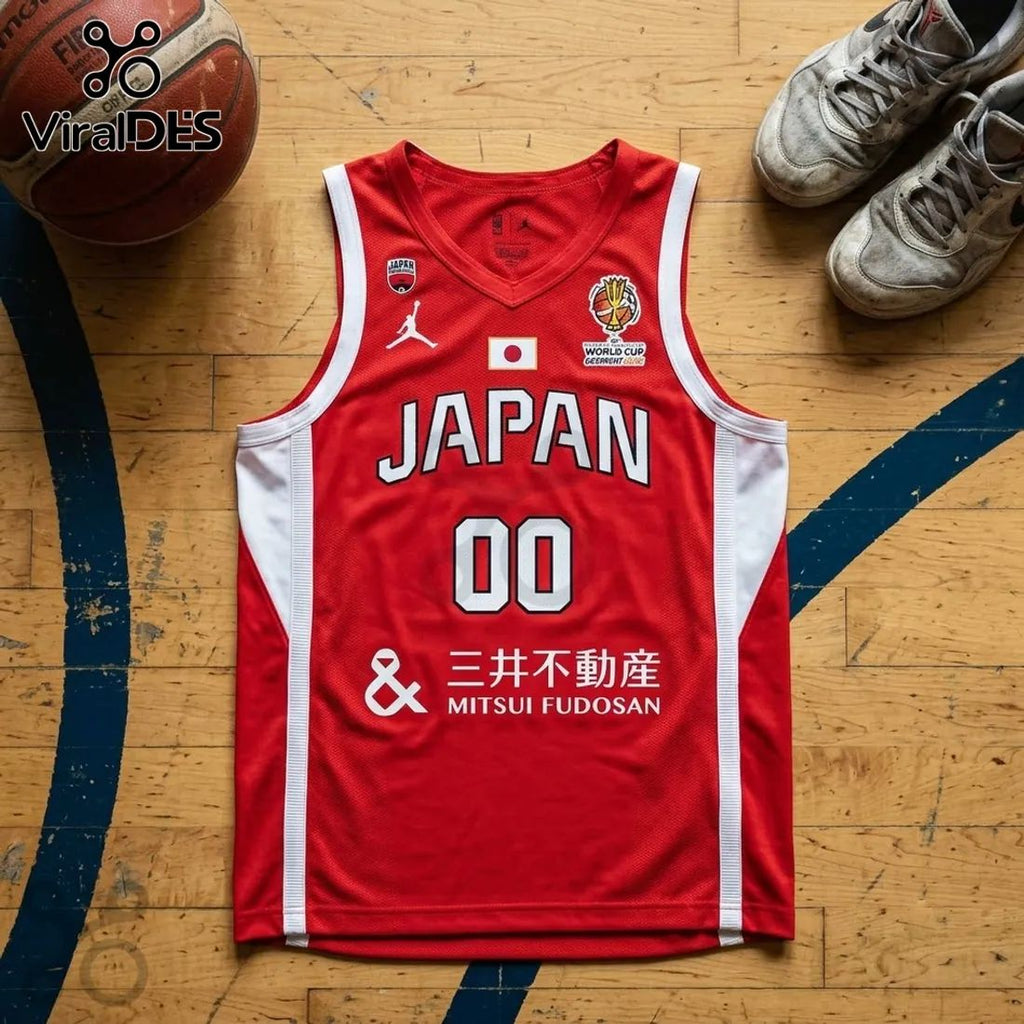 Japan Women’s National Basketball Team 2026 Red Replica Jersey