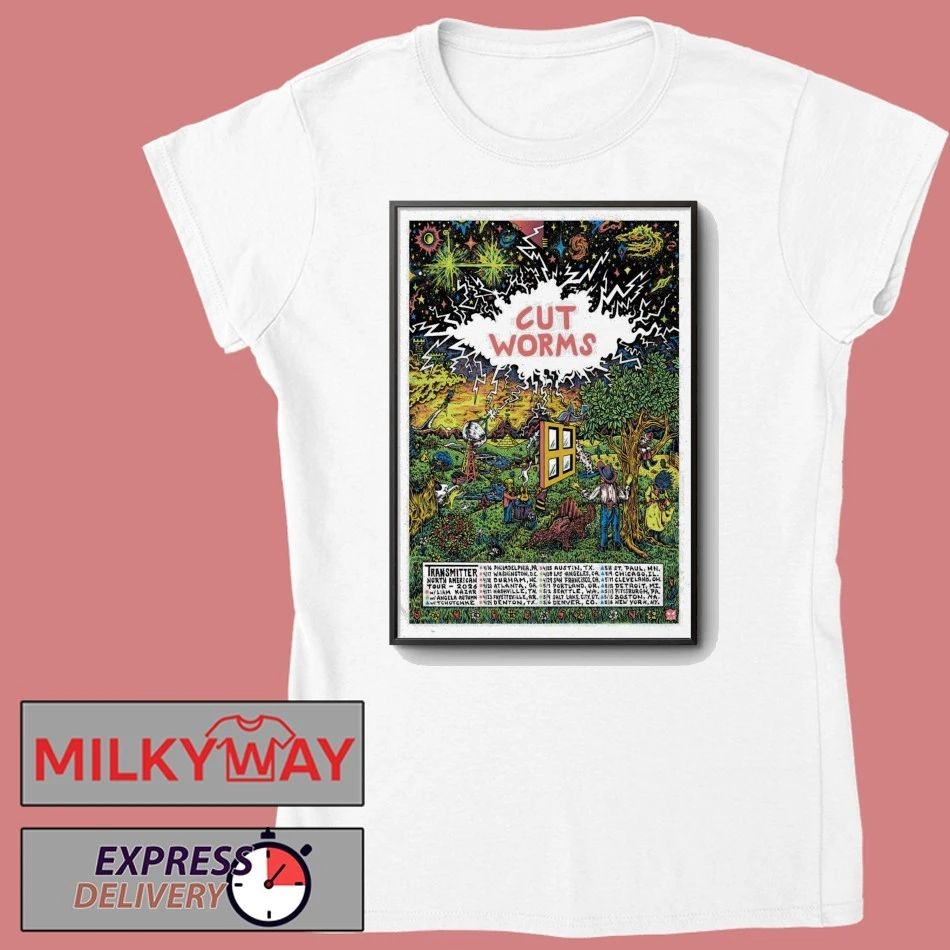 Cut Worms Transmitter North American 2026 Shows Poster shirt