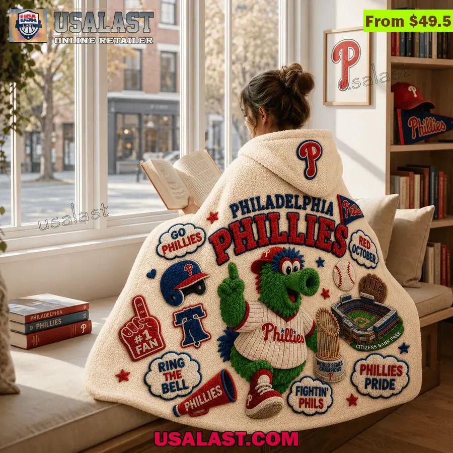 Philadelphia Phillies Limited Edition Hooded Blanket