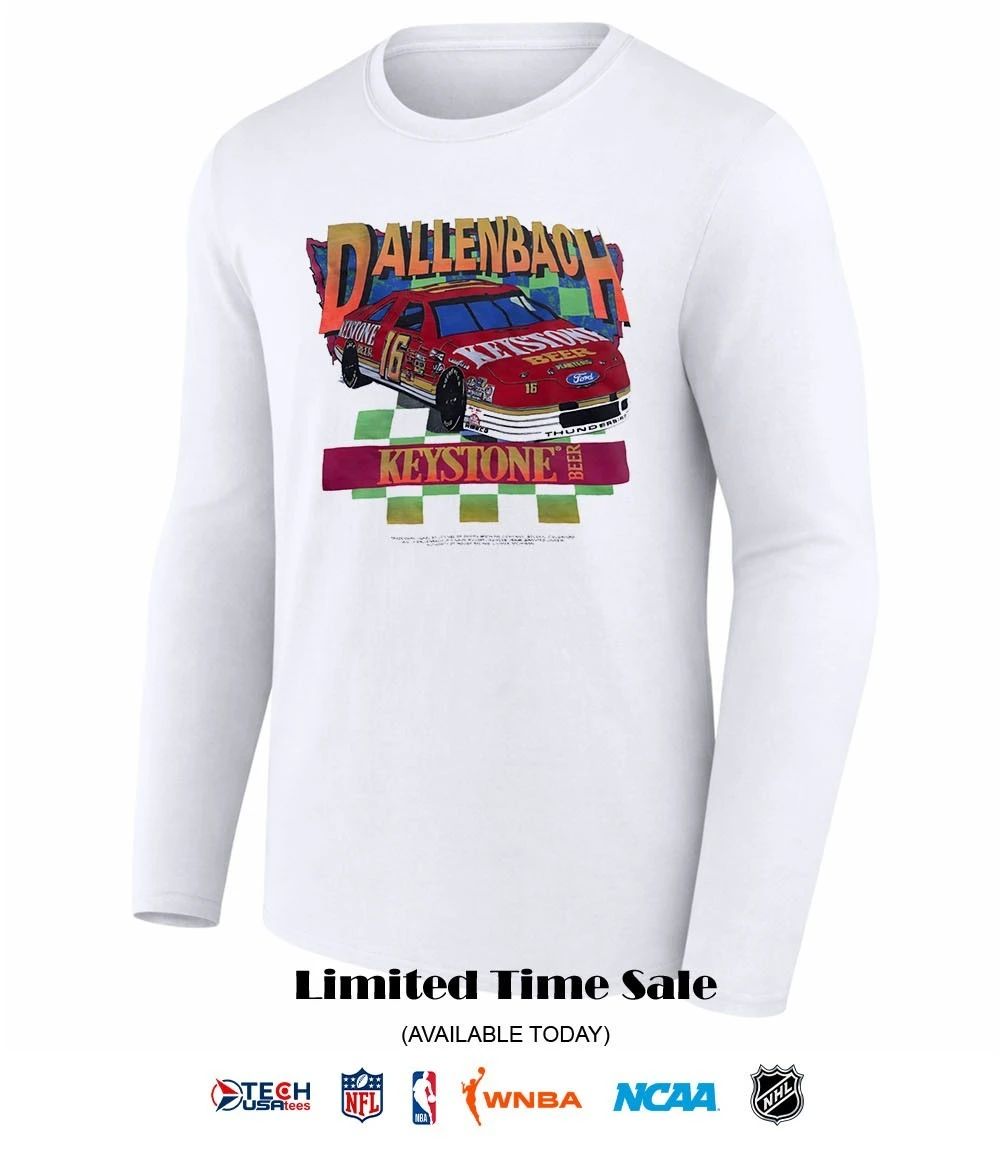 Keystone Beer Wally Dallenbach Jr. NASCAR 1993 vintage shirt