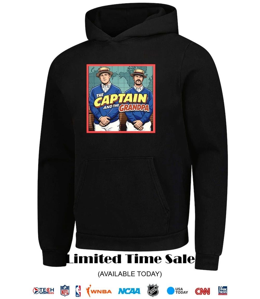 The Captain and The Grandpa Chicago Cubs shirt