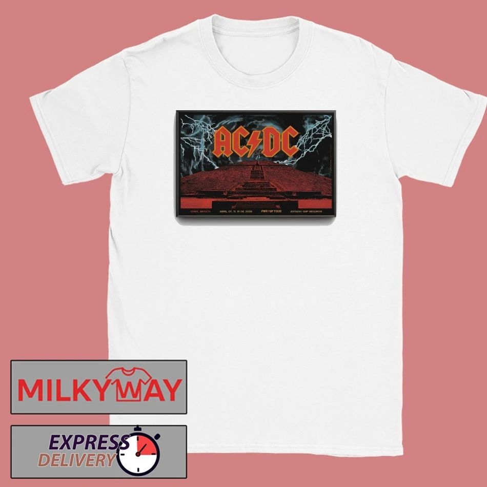 AC DC Up Tour CDMX México 2026 Poster shirt