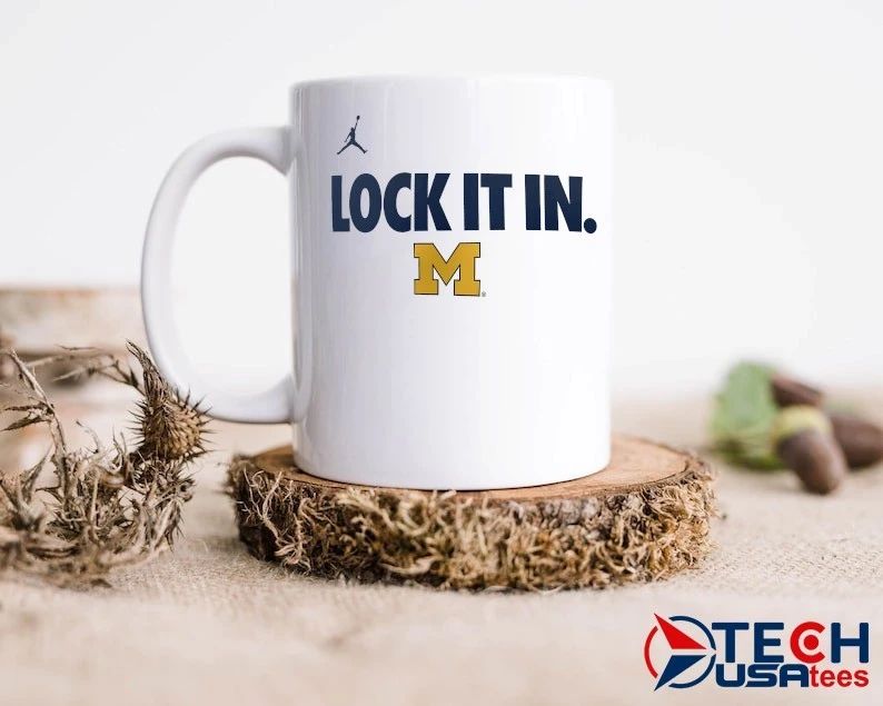 Lock it in Michigan Wolverines 2026 On-Court Bench shirt